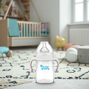 BPA içermeyen anti-besleme hemşirelik yastık 0-12 ay bebekler için 180ml bebek şişe kapağı silikon ve PP malzeme ile baskılı desen - Product Image 3