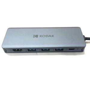 Yeni model yüksek kaliteli alüminyum alaşımlı kabuk ile M.2 (NVME 1.3) T344 tip-c 6IN1 hub destekler - Product Image 4