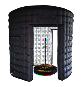 2025 en iyi seçim 360 fotoğraf kabini şeffaf cam dolgu ışığı lamba manuel yeni nesil 360 fotoğraf kabini - Product Image 1