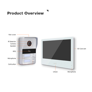 New Home Security Video Door Phone <strong>Intercom</strong> <strong>System</strong> <strong>2</strong>-Wire Video <strong>Intercom</strong> Kit with Smart Door Lock Metal Material <strong>Wifi</strong> Secure - Product Image 3