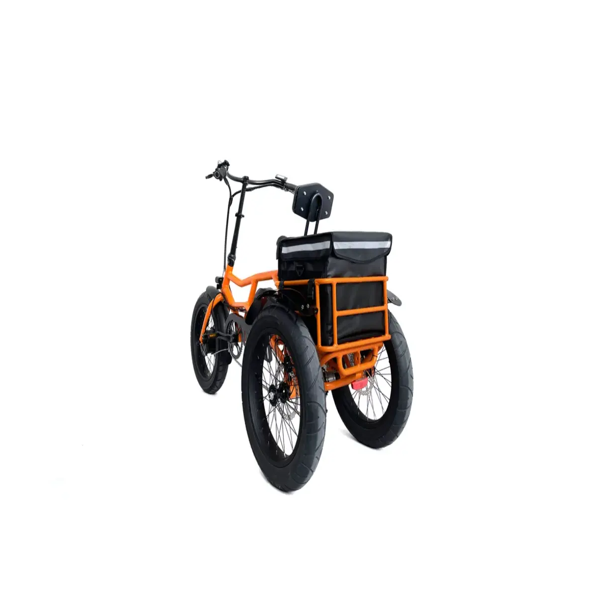 Foldable pedals friction less tires smooth steering tricycle Electric Cargo Tricycle