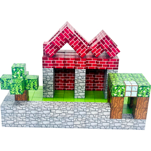 Magnetic Building Cubes Set Diy Cubes <strong>Block</strong> Puzzle Construction Magnetic <strong>Block</strong> 3d Model Decompression Toy - Product Image 5