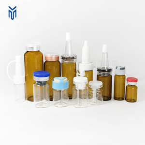 3ml 5ml 6ml 7ml 8ml 10ml 15ml 20ml rõ ràng hổ phách đông khô bột chai hình ống thủy tinh nhỏ tiêm lọ với cao su Stopper - Product Image 3
