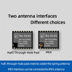 Ra-01 Ra-01SC LoRa-Frequenz modul SPI UART-Schnitts telle LLCC68 433MHZ Wifi Wireless Trans mit LoRa-Modul 433MHZ RF-Modul