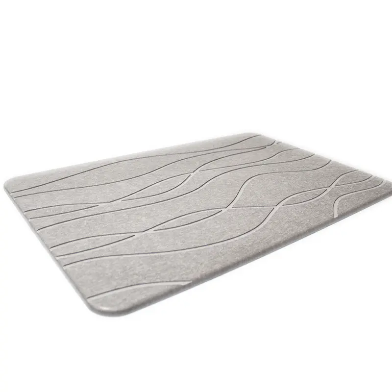 Cozinha E Banheiro Pedra Esteira De Banho Diatomaceous Earth Shower Secagem Diatom Floor Mat