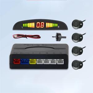 Junsun Sistema de radar de estacionamiento LED para automóvil de 4 sensores Indicador DE ALERTA DE SONIDO inverso de 22mm con función ADAS de 8 colores Garantía de 1 año - Product Image 2