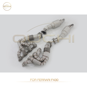 フェラーリF430 (F131) スパイダー用大内排気システム2004-2009 4.3L V8ダウンパイプマニホールドヘッダー自動車性能部品パイプ - Product Image 2