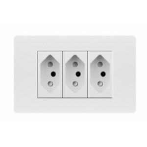 เต้ารับไฟฟ้าแบบยุโรป1ช่องสวิตช์สีขาวและเต้ารับแบบยุโรป1ช่อง - Product Image 5
