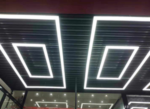 Spor salonu kolye ışık Led ışık için Led şerit hattı lineer Led doğrusal ışık - Product Image 5