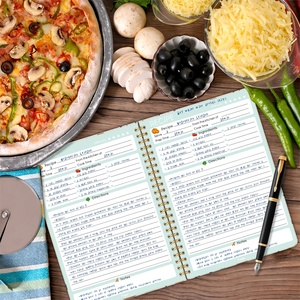 Pianificazione dei pasti da te degli appassionati di cucina e organizzazione di ricette perfette per diario e quaderno per gli appassionati di cucina - Product Image 5