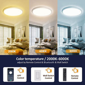 3CCT ETL 18WラウンドLED表面実装LEDパネルライト9インチ調光可能天井ポットライト - Product Image 4