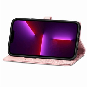 マンダラプリントシェルカードソルトウォレットフリップPuレザー携帯電話ケースiPhone用11 12 13 X Xs Xr Pro Max Mini