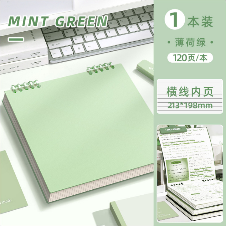 Vert menthe/lignes horizontales // 1 paquet