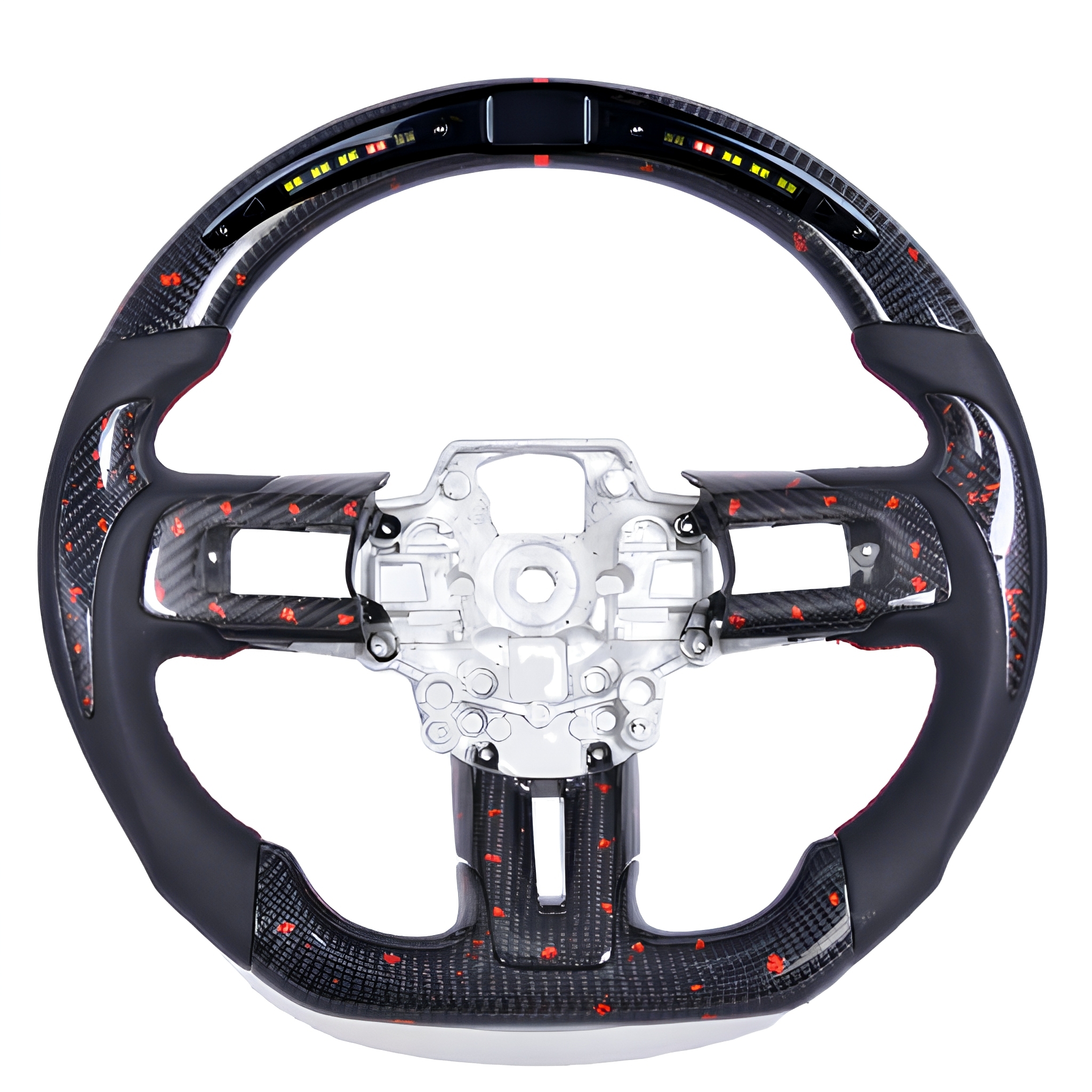 Forged carbon fiber+Nappa leather+LED