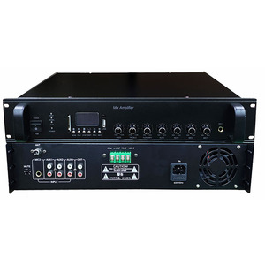 120W Multiroom <strong>Audio</strong> and USB MP3 Player System with 3 Signal <strong>Input</strong> <strong>Interfaces</strong> and 100V Amplifier Metal Shell for Public Places - Product Image 3