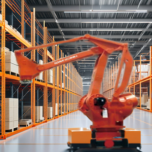 Cajas de paletización de brazo robótico de nueva condición, paletizador automático Robot con componentes de engranaje y núcleo de motor con PLC