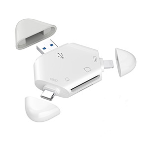 Apple Phone/Type-C/Usbコンピューター、Androidタブレット、Sd/Tf Otgリーディングカードホルダーに適した磁気カードリーダー - Product Image 1
