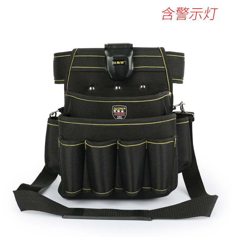 Waist bag + warning light - 10inch - oxford cloth - 23*15*29cm