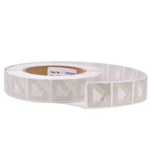 Theft Security Seguridad EAS White Barcode 25x25mm Alarm Security Label 8.2mhz Anti Theft Label Anti Theft Barcode Sticker Label - Product Image 6