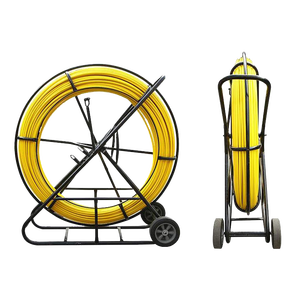 12mm 300m Fiberglass Cable Fiber Optic Duct Rodder Telecom Cable Threading Device Duct Rod