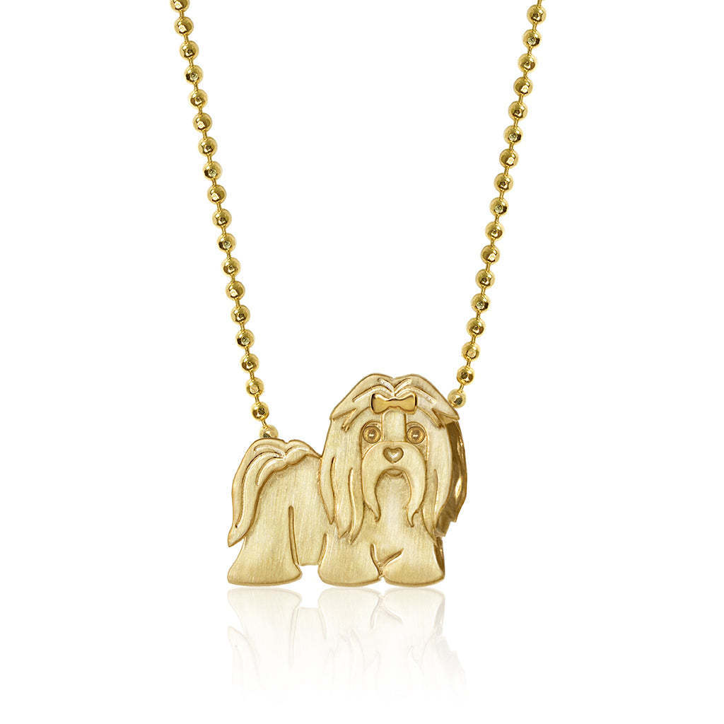 Shishi perro-dorado con CZ