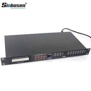 Sinbosen 4 <strong>Input</strong> 8 <strong>Output</strong> Professional Sound <strong>Audio</strong> Processor AS-4.8 Karaoke Speaker Management Digital signal Processor