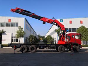 Multi-functional 12 Tonne Truck-mounted <strong>Crane</strong>, One-stop Solution for Lifting, <strong>Loading</strong>, <strong>Unloading</strong> and Installation.