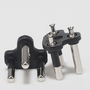 Fabrieksprijs Massief Holle Koperen Elektrische Stekker Inzetstuk 16a 220V Nominaal Thailand 3 Pin <span class=keywords><strong>Plug</strong></span> Insert - Product Image 5