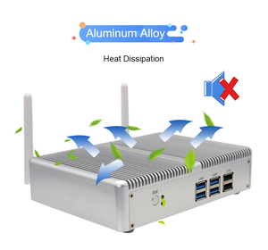 Incorporato Fanless Computer industriali Intel Core I3-7167U SSD nuovo HD/VGA/LAN Digital Signage per ufficio automazione IoT <span class=keywords><strong>Gateway</strong></span> - Product Image 5