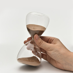 Tùy chỉnh bao bì phong cách hiện đại 15 phút cát đồng hồ cát hẹn giờ sáng tạo kính đồng hồ cát cho văn phòng nhà trang trí quà tặng - Product Image 1