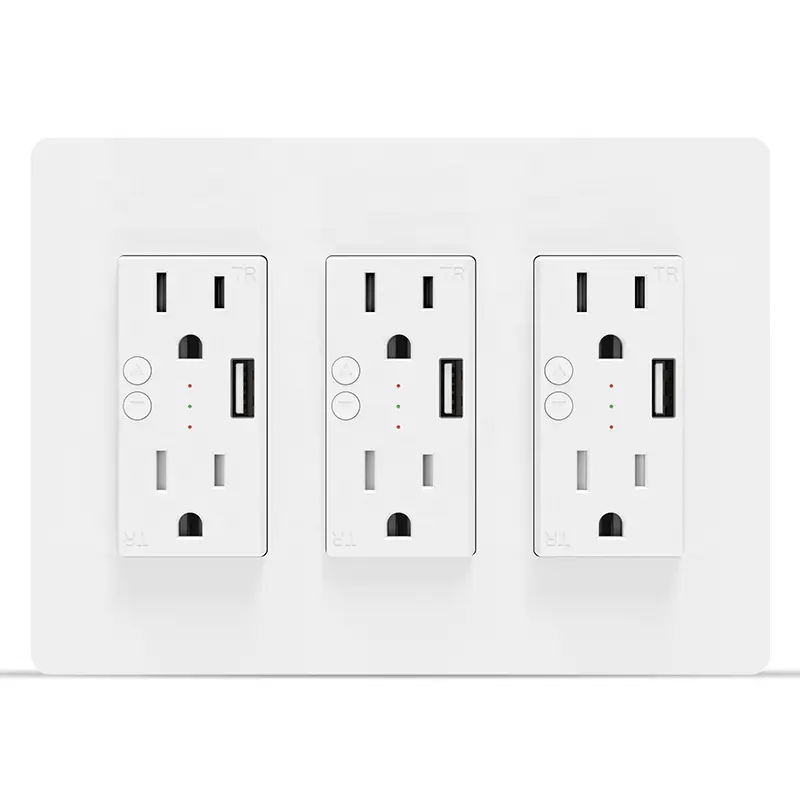 Us 15a Wifi Socket Smart Stopcontact Smart Wifi Afstandsbediening App Bediening Tuya Smart Wifi Stopcontact Met Usb