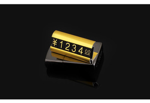 ขายส่งพลาสติกขายปลีกชั้นวางจอแสดงผลปรับตัวอักษรสัญลักษณ์ Cube ตัวเลขสําหรับแท็กป้ายราคาร้านเครื่องประดับ - Product Image 4
