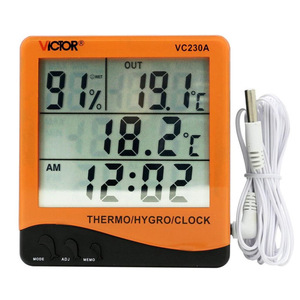 Victory Household <strong>Thermometer</strong> Hygrometer VC230A VC330 ABS Built-in Sensor Temperature <strong>Memory</strong> <strong>Function</strong> Customizable Sensing OEM - Product Image 1