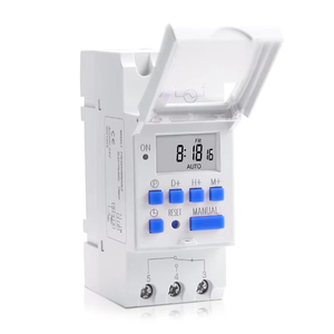 30A 220V รางดิน2สายรายสัปดาห์7วันสวิตช์ตั้งเวลาดิจิตอลแบบตั้งโปรแกรมได้รีเลย์ควบคุมเวลารีเลย์ - Product Image 1