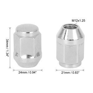 Yqy mới 10.9 cấp xe nhôm không gỉ bánh xe Lug Nuts 12x15 cho bánh xe - Product Image 4