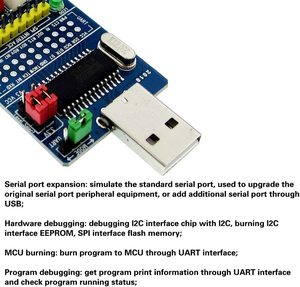 CH341A USB zu I2C IIC SPI ISP UART TTL Serieller Adapter EPP/MEM Parallel konverter modul - Product Image 5