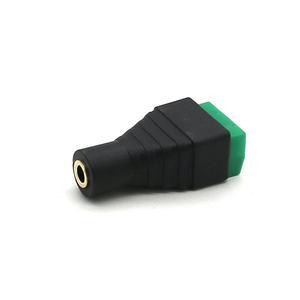 Onlyoa 3.5 mm 1/8 Inch Stereo 3-pole TRS Female <strong>Socket</strong> <strong>Plug</strong> to 3pin Screw <strong>Terminal</strong> <strong>Block</strong> Headphone Balun Solderless Connector - Product Image 4