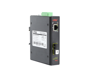 Industrieller Medien konverter 1*10/100Base-TX PoE-Anschluss 1*155M Uplink SC-Anschluss Poe-Glasfaser schalter für den Außenbereich