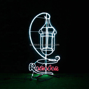 Eid ramadã, decorações para festas, moça 2d, para áreas externas, estrela, lua, luz de ramadã