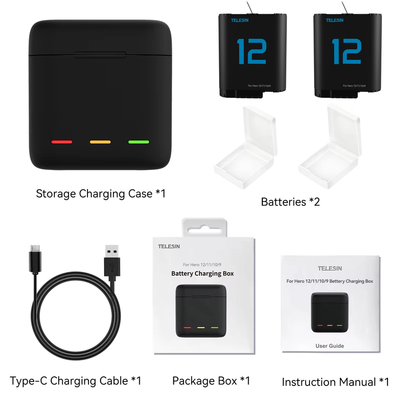 Black 2 battery set