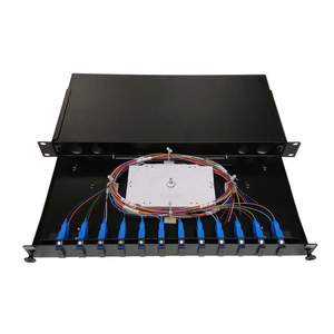 ODF Unit Box 12 24 48 72 96 144 Cores LC SC FC Adapters Telecom Optic Fibers Box for FTTH <strong>Network</strong> - Product Image 1