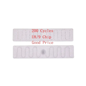 Transpondedor de Chip de lavandería UHF 70*15mm etiquetas RFID textiles estampado en caliente código de barras imprimible código QR lavable para ropa 860-960MHz - Product Image 5