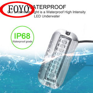 Marine <strong>LED</strong> Stainless Steel Under Water Pontoon Waterproof Boat <strong>Transom</strong> Light - Product Image 4