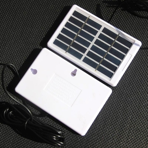 BUHESHUI DIY GÜNEŞ PANELI Charr 2W 5V Polycrystalline güneş pili modülü DC5521 kablosu ile 3m 3.7V pil ışıkları yarım hücre tipi - Product Image 2