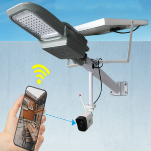 Integrated Solar Led Street Lights SIM Card Remote <strong>Control</strong> <strong>Rotate</strong> Camera Real Time <strong>Monitor</strong> Intelligent Road Lamps - Product Image 2