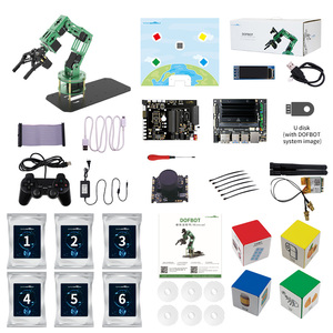 Yahboom AI Visual Robot Arm ROS Kit de programación de código abierto con diseño de lenguaje de programación Python3 para Jetson Nano 4GB B01 SUB
