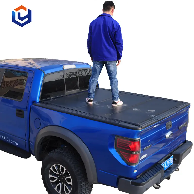 Cubierta de Tonneau de aluminio para cama de camión personalizada, cubierta de perfil bajo para Ford f150, chevy silverado, dodge ram, toyota hilux tonneau