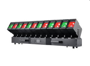 Новый прожектор Beam Moving Head 12x60W с цоколем E27, высоким индексом цветопередачи CRI 90, LED Wash Matrix, функцией Single Wobble и управлением DMX512 для дискотек и караоке - Product Image 2