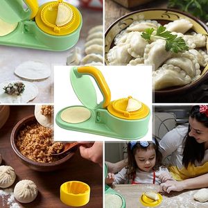 手動キッチン食品グレードPPカラフル3 in 1中型餃子プレス型キッチン用手動餃子メーカー - Product Image 6