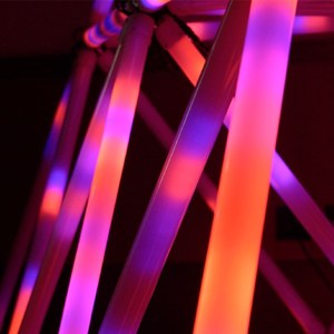 360 derece RGB DC24V 100CM uzunluk sahne LED ışıkları piksel Dmx 3D tüp - Product Image 6